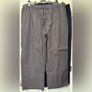 2 Pair of Merona Plaid and Solid Lounge Pants